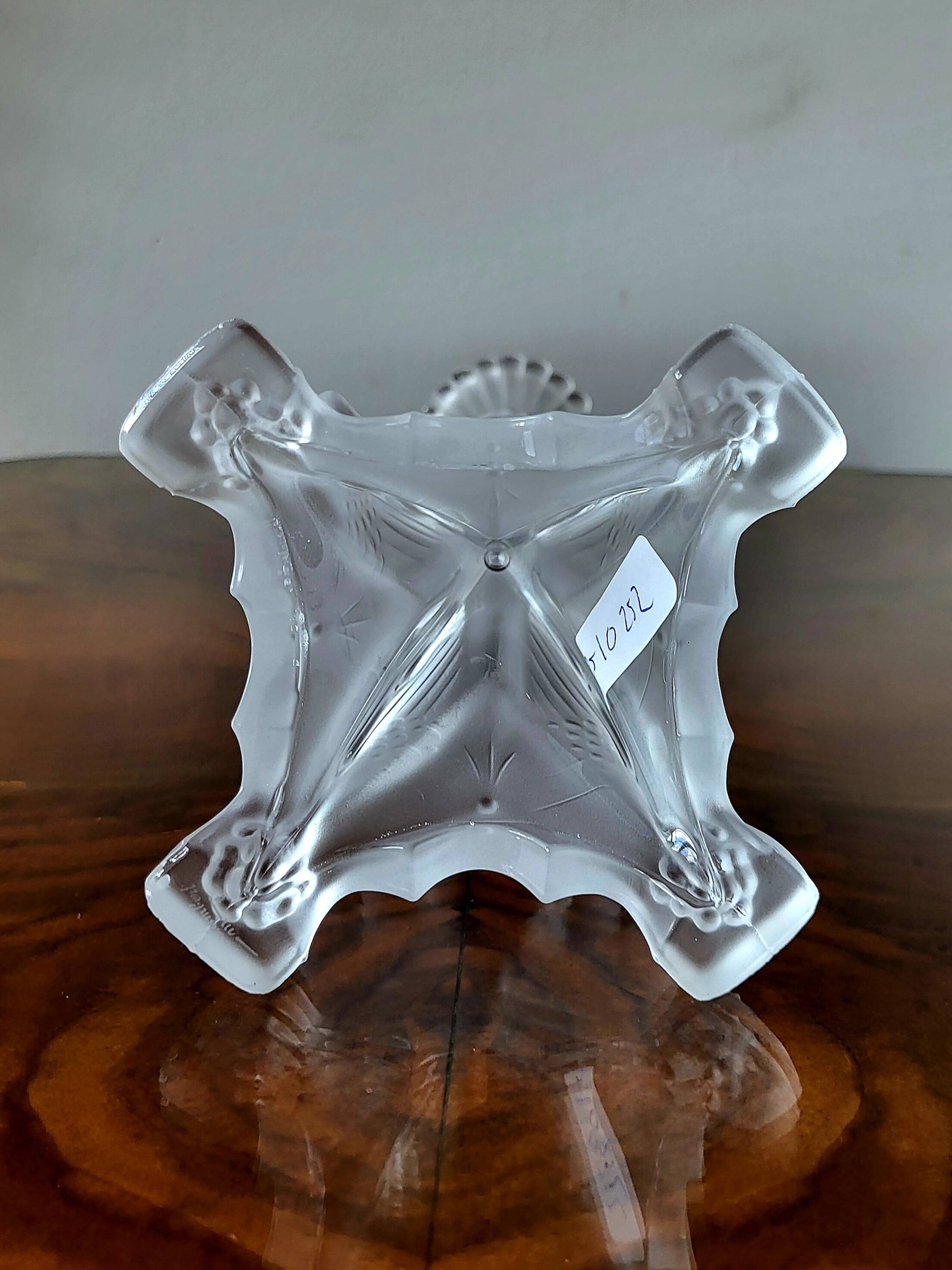 Val Saint Lambert, série kandelaar Luxval, modèle Griffon, Belgique