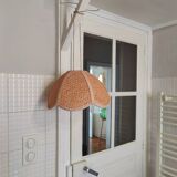 Raffia flower suspension