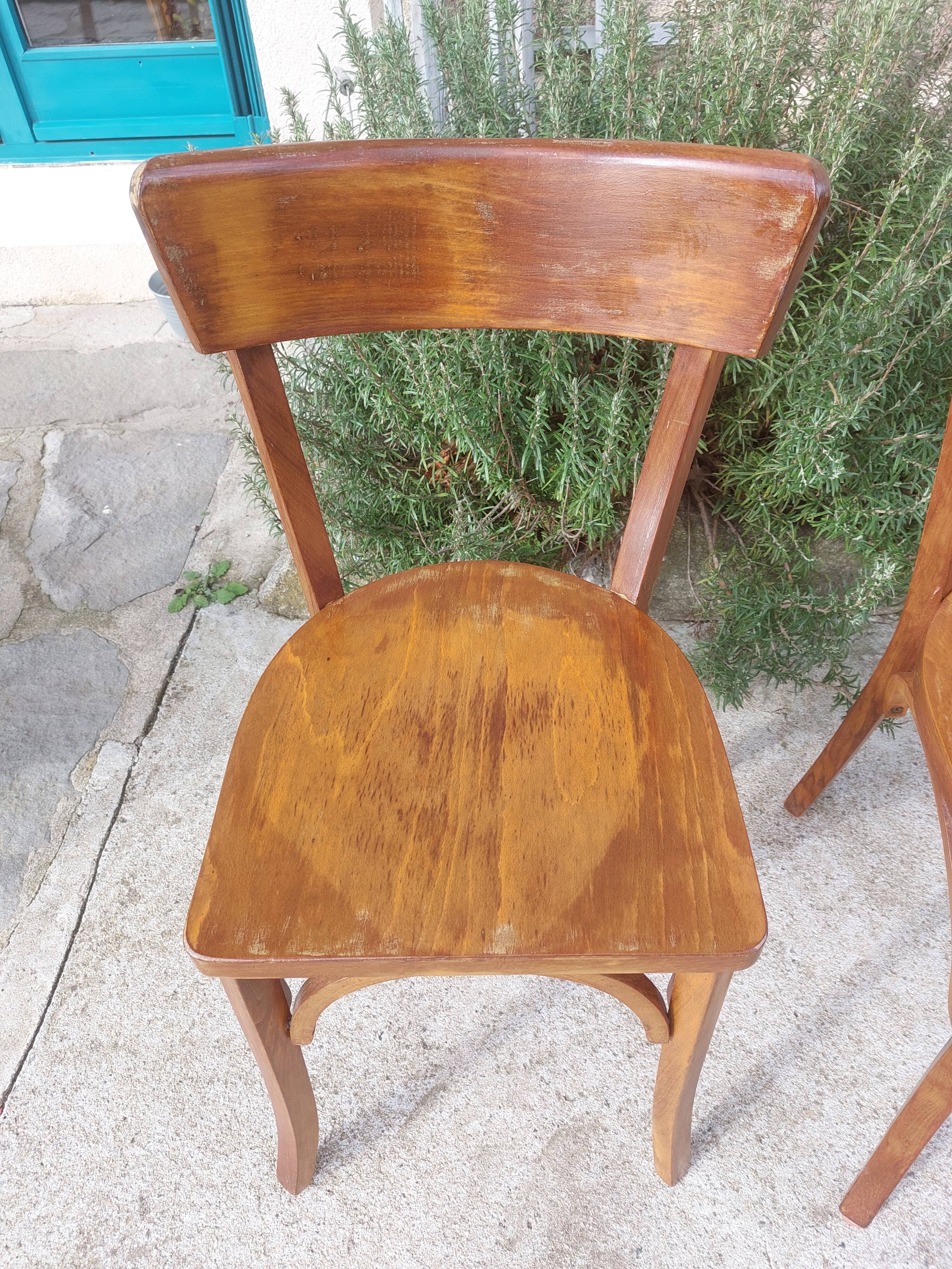 pair of Luterma bistro chairs, dark shade