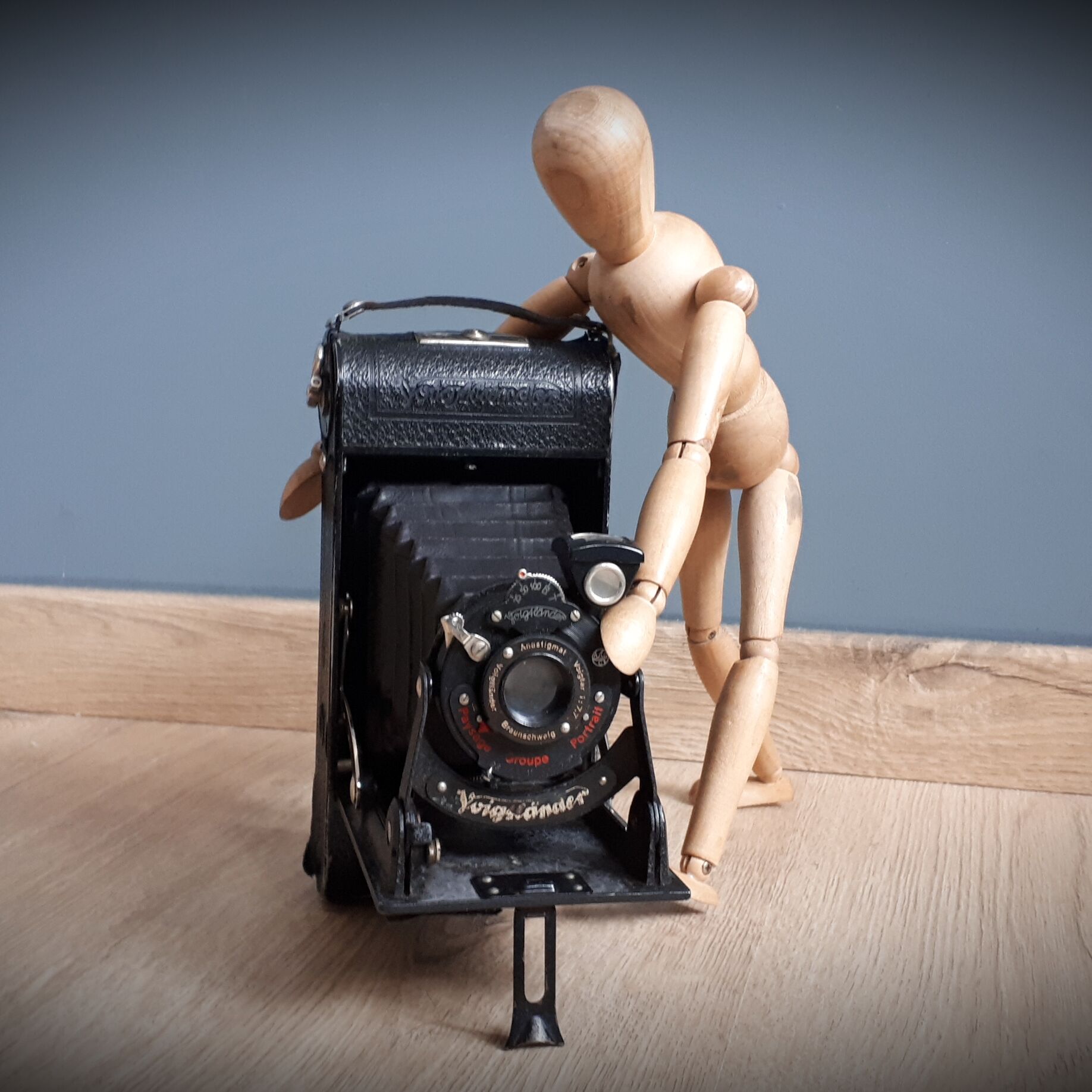 Old camera bellows Voigslander