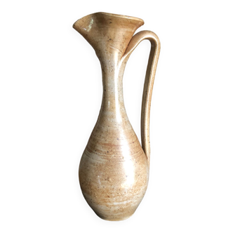 Speckled stoneware jug