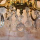 Bronze lusre and crystal grapevines