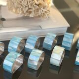 10 rounds of mother-of-pearl towels 1960