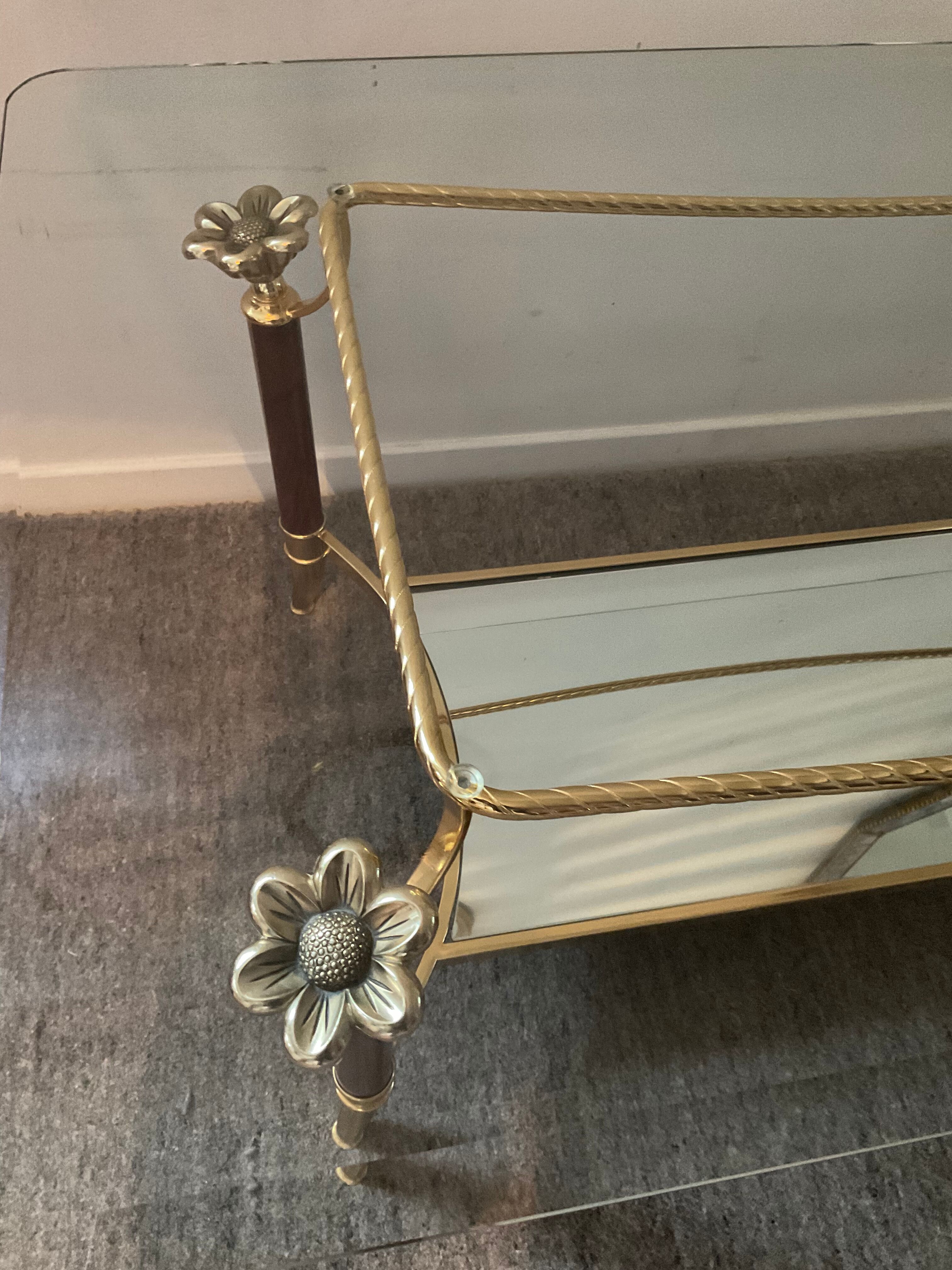 Italian coffee table Hollywood Regency style of the 70s