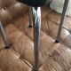Vintage yellow formica stool