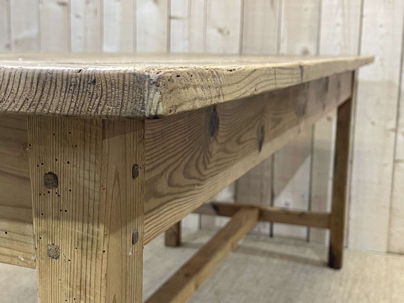 Early XXth fir farmhouse table