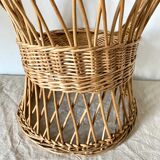 Vintage rattan armchair for children