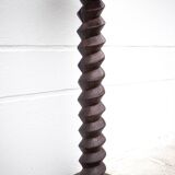 Pair of old wooden harness press screws