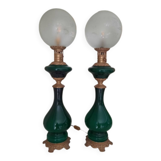 Paire de lampes Napoléon III