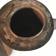 Italian brutalist lidded bronze jug by Lorenzo Burchiellaro, 1960s