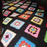 70's crochet blanket