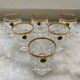 Set of 6 RCR lead crystal whisky glasses, 24% ABV, Italy