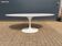 Original Tulip Knoll table, oval 198cm, white laminate, NEW in the box.