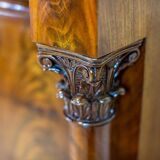 Antique Biedermeier Mahogany Secretary, 1850