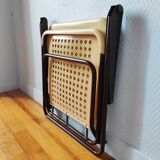 Chaise Italienne pliante vintage 1970
