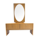 Vintage dressing table with mirror and two valves made in the 70s
