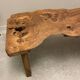 Raw wood coffee table
