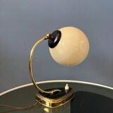 Mid-century art deco style opaline glass wall sconce or desk lamp