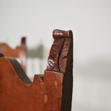 Wooden chairs, set of 2