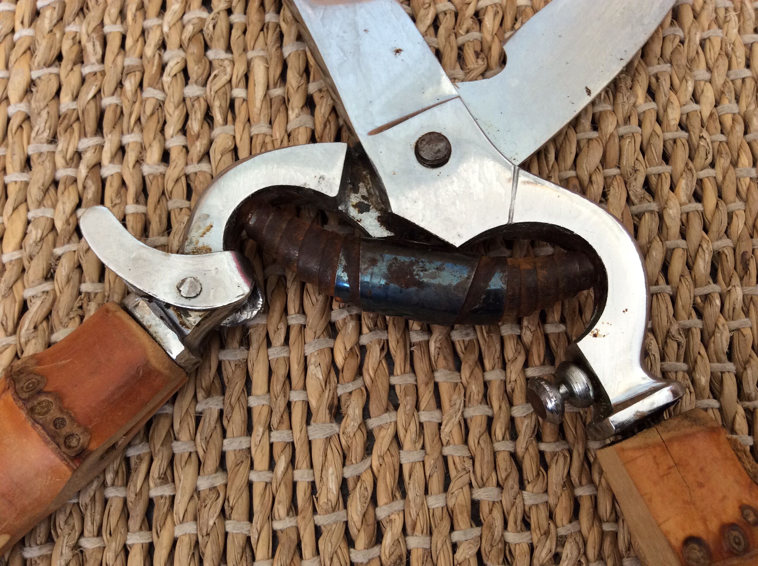 Bamboo pruning shears