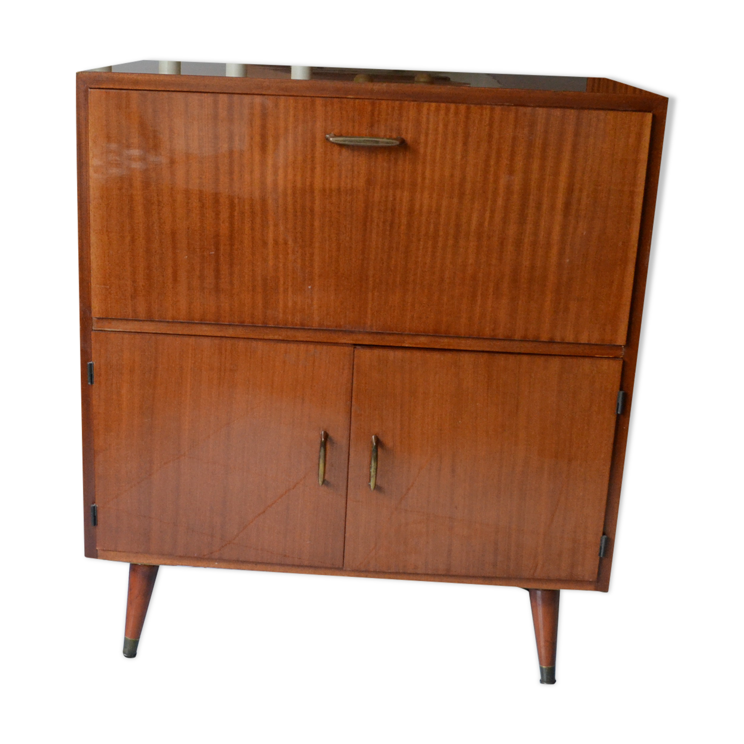 Vintage hifi furniture 60s/70s mahogany