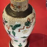 Ancient Asian porcelain vase