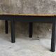 Table de ferme 230 cm - piétement noir - début XXe siècle