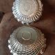 Lot de 2 corbeilles  métal  vintage