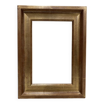 Gilded wood frame with large moldings