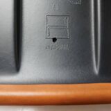 Cognac leather armchair by Delta 2000 for Wilkhahn, Germany, 1960s