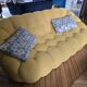 Three-seater Sofa Set and Roche Bobois Bubble Mini Yellow Armchair