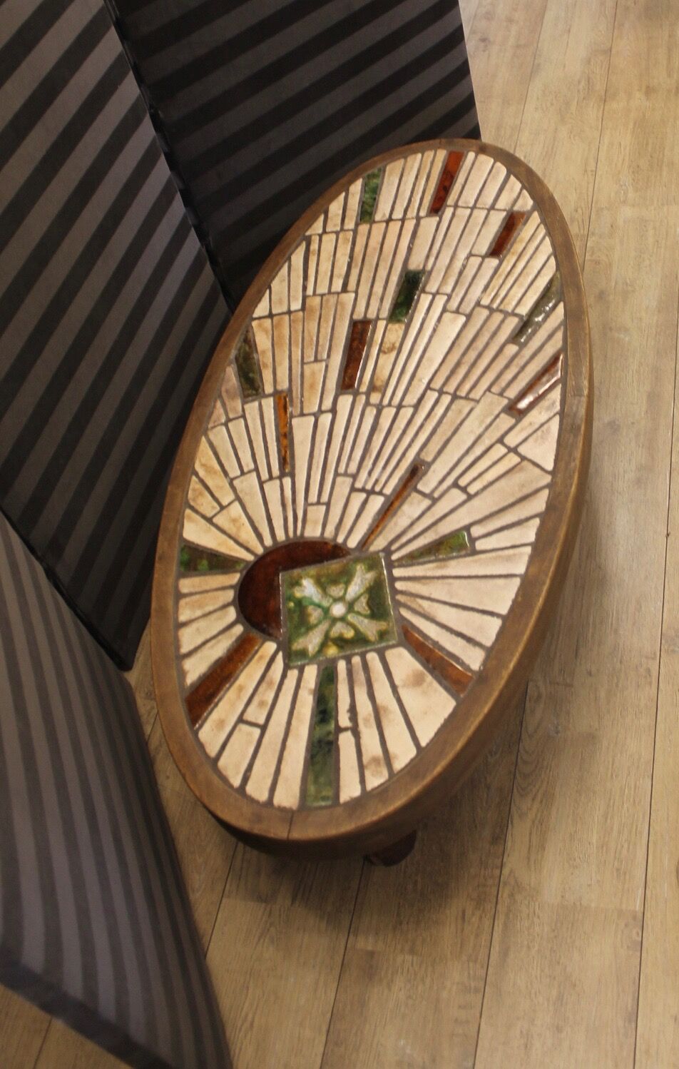 Ceramic coffee table, Vallauris, 1960