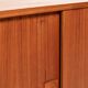 Danish teak sideboard with three sliding doors, 1960s/1970s