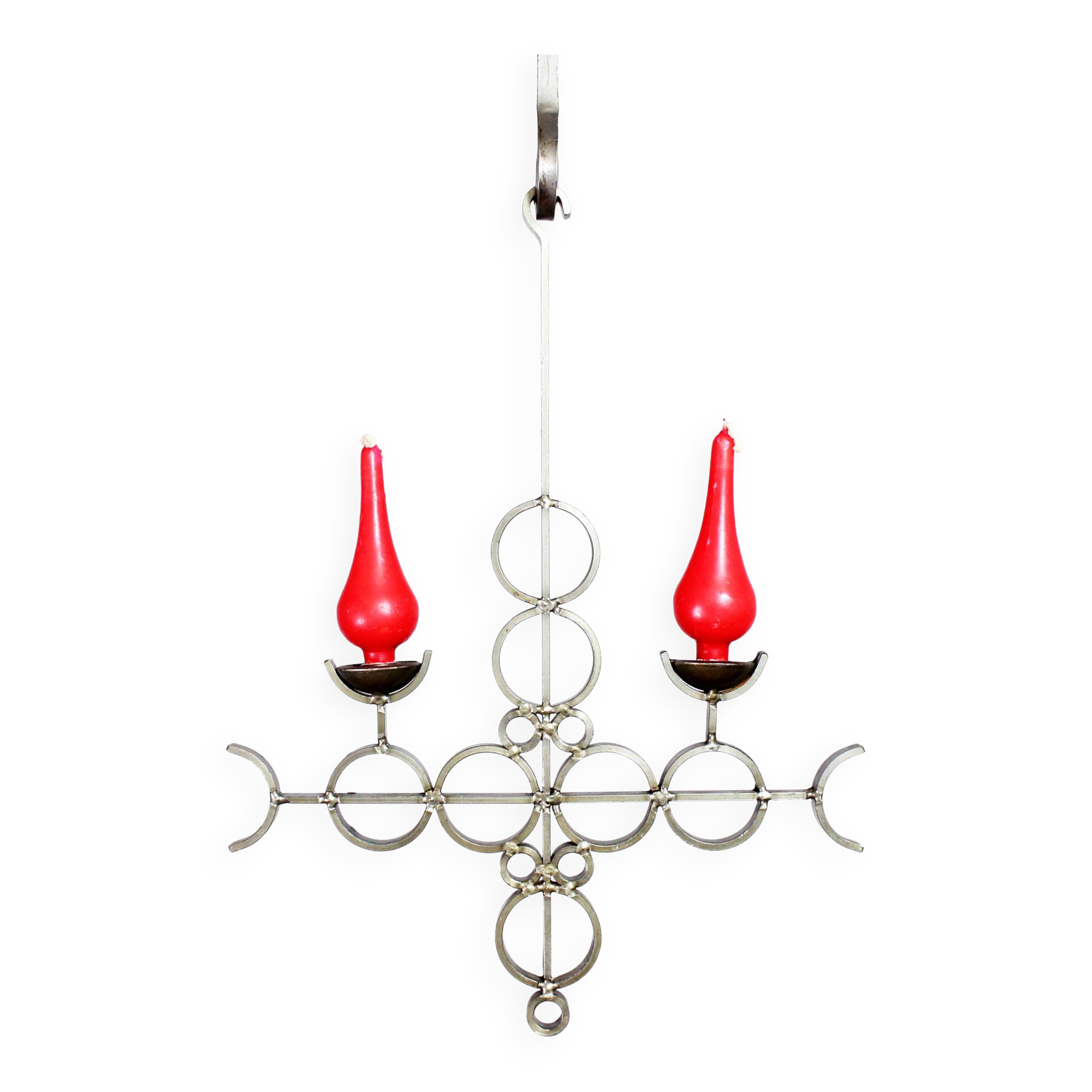 Scandinavian hanging candle holder