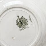 6 “Violetta” ironstone soup plates from Moulin des Loups Hamage