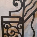 Grilles portail portes anciennes fer forgé XX° Art Déco