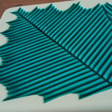 Verceram ceramic top leaf pattern