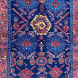 Tapis ancien persan Malayer couloir 109x525 cm