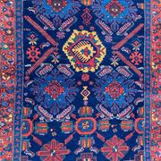 Tapis ancien persan Malayer couloir 109x525 cm