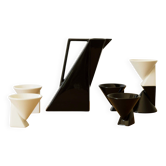 Ceramic coffee service | Pierre Casenove, 1980s