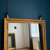 Old mirror 148.5cm/115.5cm mercury glass