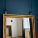 Old mirror 148.5cm/115.5cm mercury glass