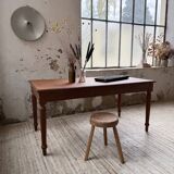 Turned leg cherry table 160cm