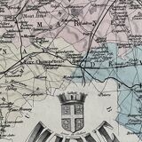 Ancient map of the Marne