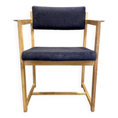 Fauteuil marine "Design Scandinave" 1960.