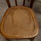 Set of 6 chairs bistro j&j kohn 1900 seat cannage