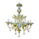 Lampadario vintage in vetro di Murano, anni '20