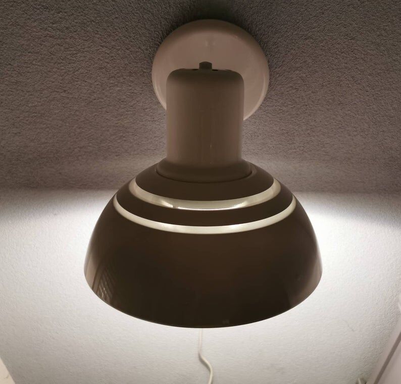 Vintage white metal applique, 1980s