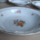 5 assiettes creuses et 1 plat en faience de Lunéville KG Marie-Thérèse