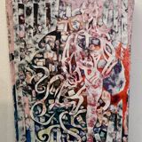 Mixed media on canvas Dominique Digeon – “The White King”, 2006